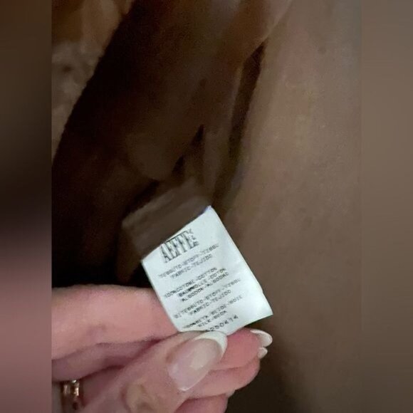 MOSCHINO Brown Blazer Jacket With Ruffled Sleeve Size US 10 - Picture 11 of 16